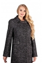 Женское пальто из текстиля с воротником 3000399
